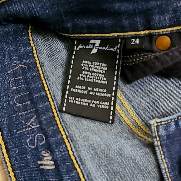 7 For All Mankind "The Skinny" Style Skinny Jeans - Picture 7 of 7